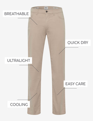 BRAX Cadiz U beach Stoffhose - Sand Dune Light - 7884120 81-3128-56
