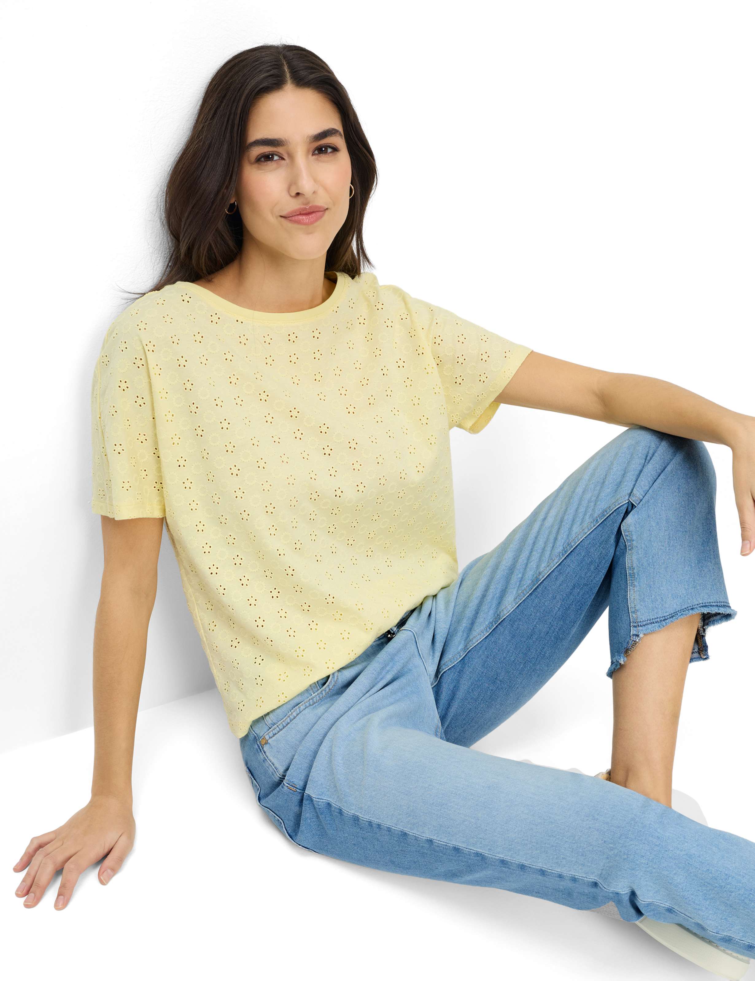BRAX Caelen.S Kurzarm T-Shirt - Sunlit Dandelion - 90663400 90-0018-68 von BRAX