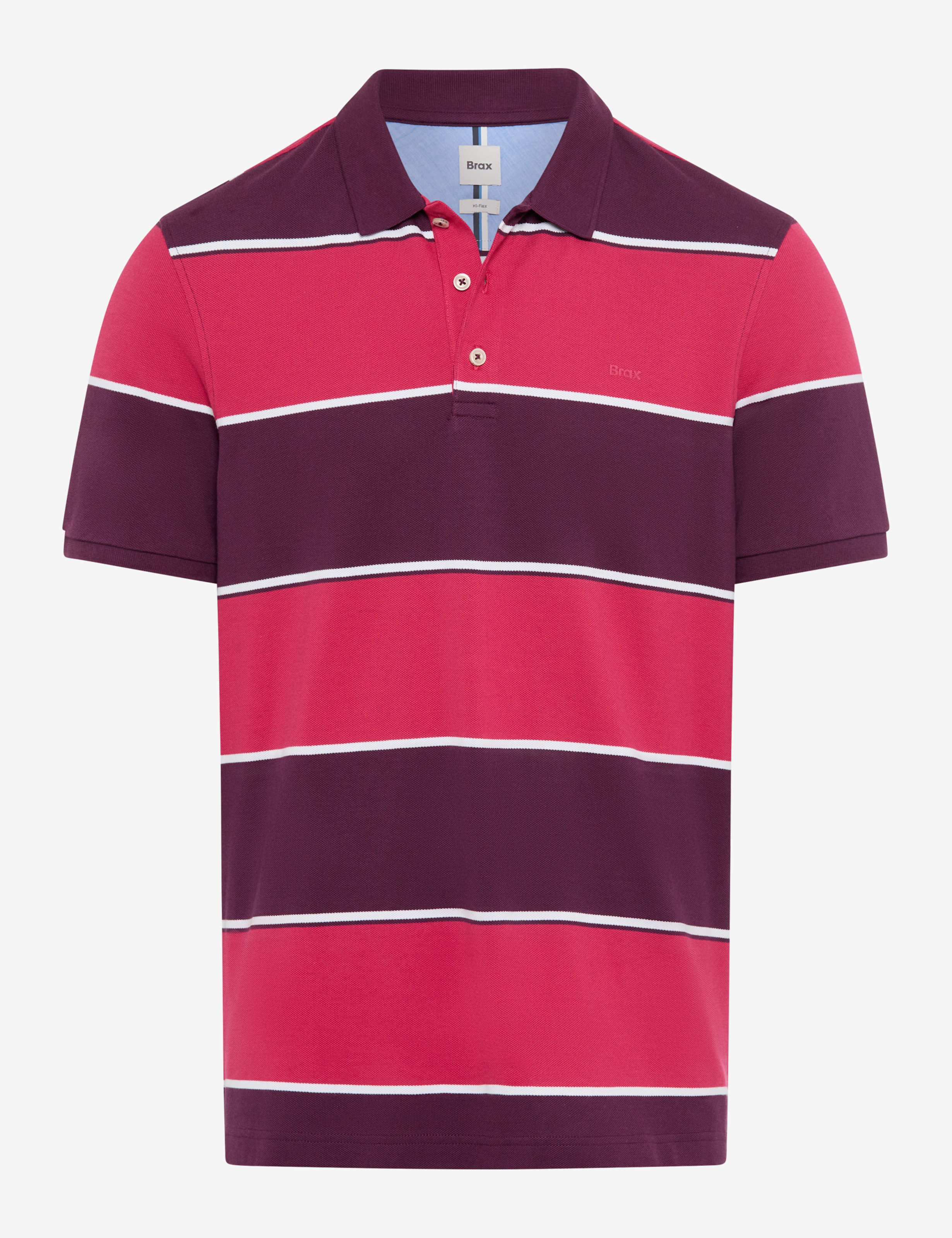 BRAX PETE CB Poloshirt gestreift summer grape 70435800 70-0003-83 - HI-FLEX
