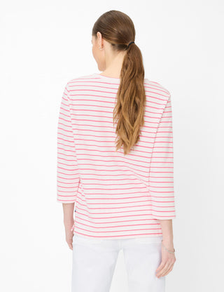 BRAX BONNIE Pullover/Longsleeve - Blush Riviera Stripe - 90660700 90-0019-85