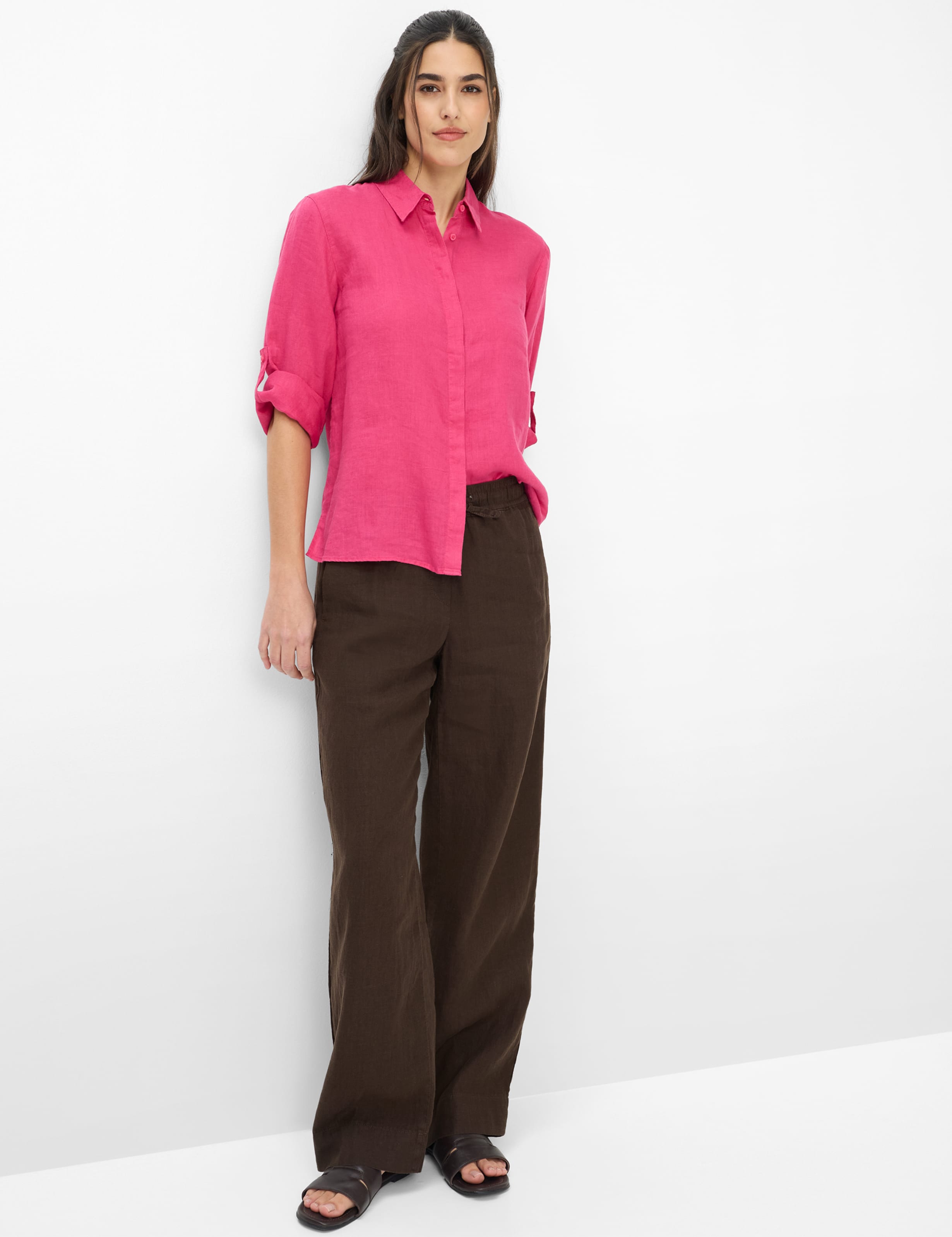 BRAX VICKI 3/4 Bluse - Raspberry Sorbet Sky - 94111400 94-0008-85 von BRAX