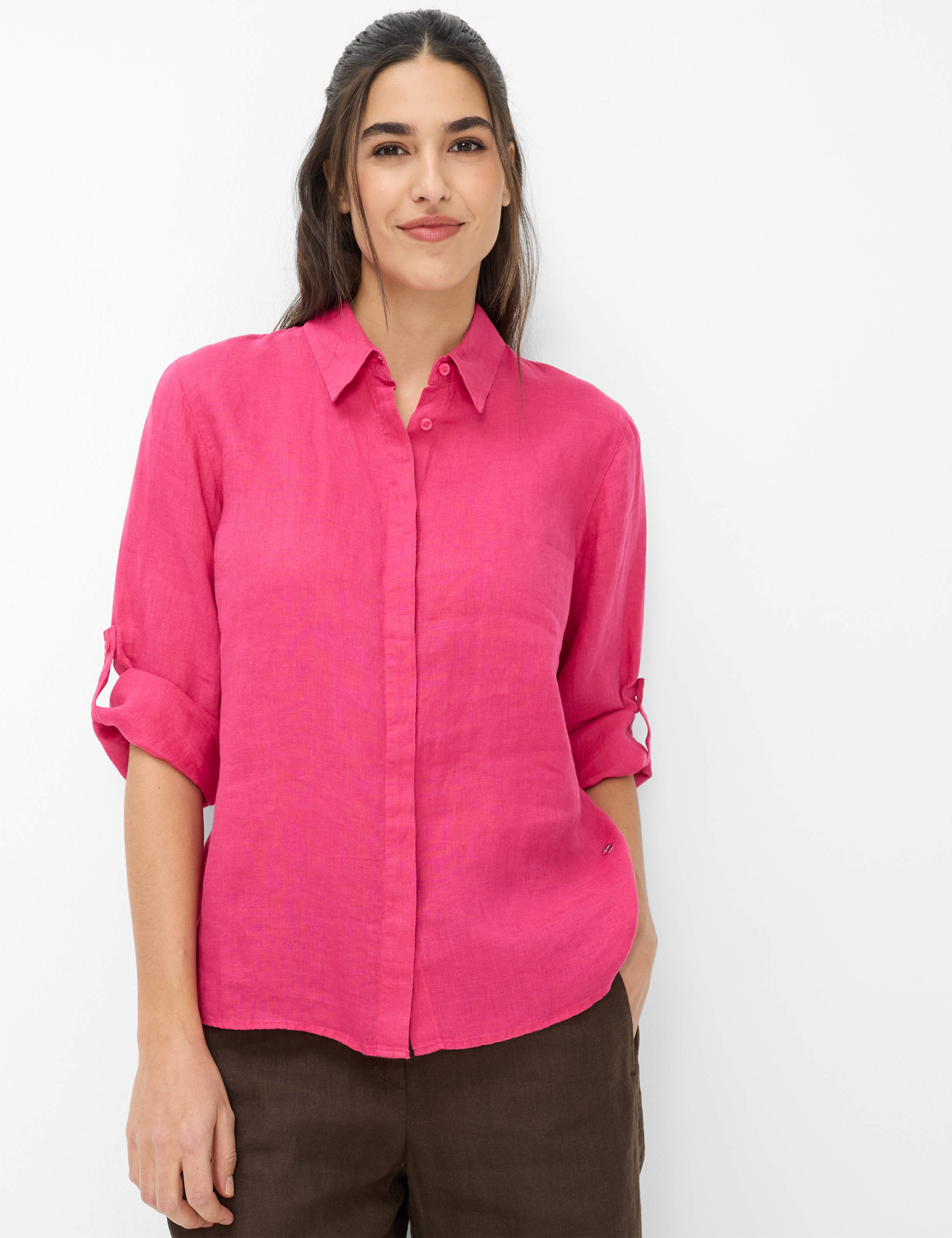 BRAX VICKI 3/4 Bluse - Raspberry Sorbet Sky - 94111400 94-0008-85 von BRAX