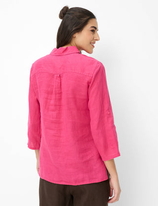 BRAX VICKI 3/4 Bluse - Raspberry Sorbet Sky - 94111400 94-0008-85