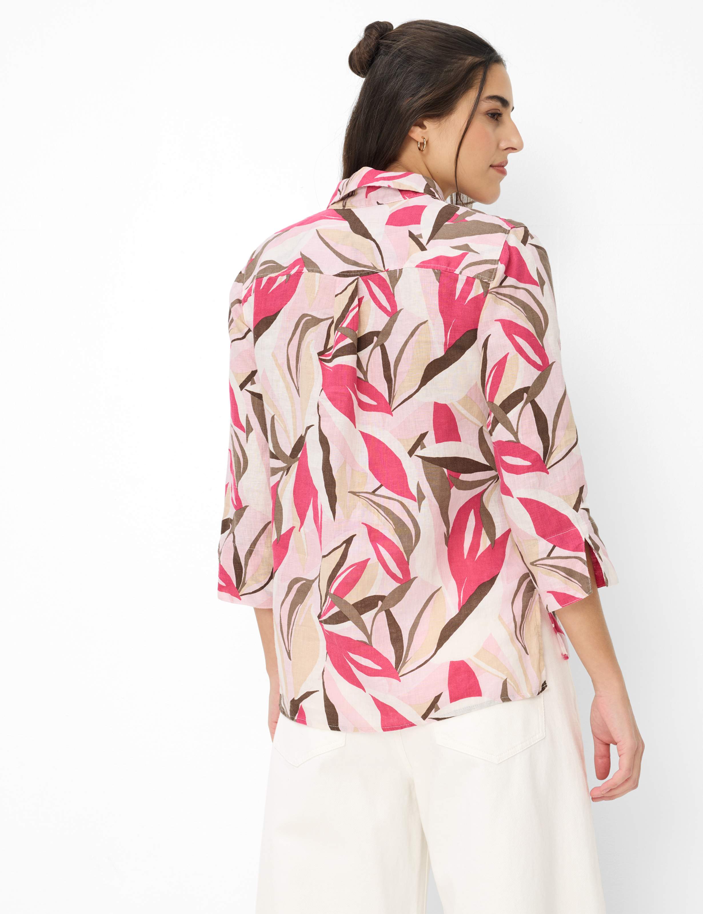 BRAX Vicki 3/4 Bluse - Pink Petal Paradise - 94121400 94-0026-85 von BRAX