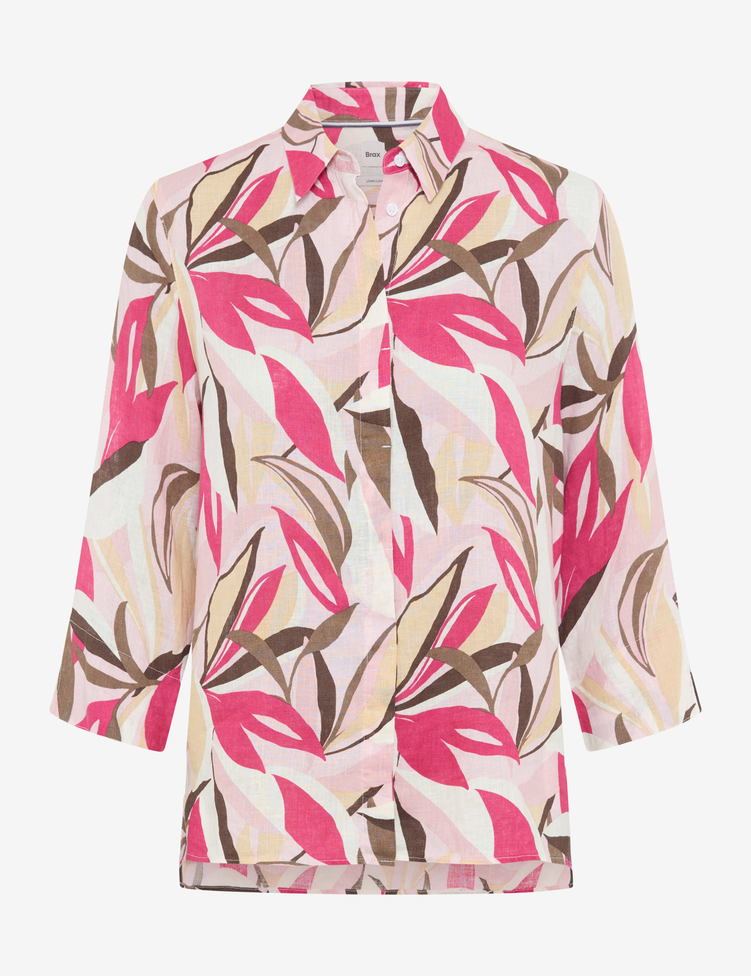 BRAX Vicki 3/4 Bluse - Pink Petal Paradise - 94121400 94-0026-85