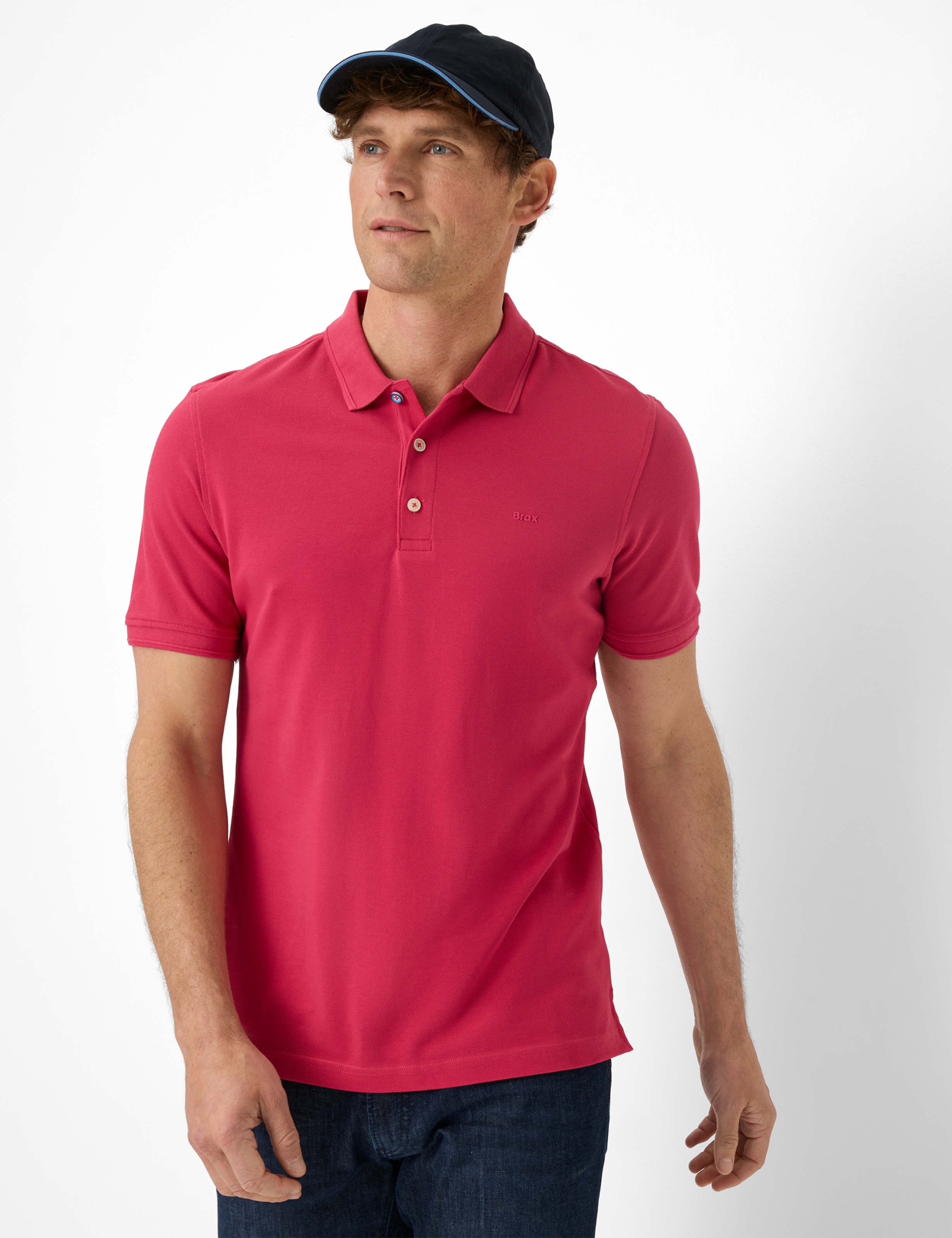 BRAX PETE Poloshirt - Berry Sorbet Pink - 70426000 21-4508-86
