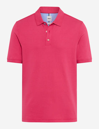 BRAX PETE Poloshirt - Berry Sorbet Pink - 70426000 21-4508-86
