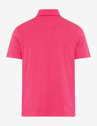 BRAX PAVO Poloshirt raspberry 70440300 70-0061-86 - Cotton Slub