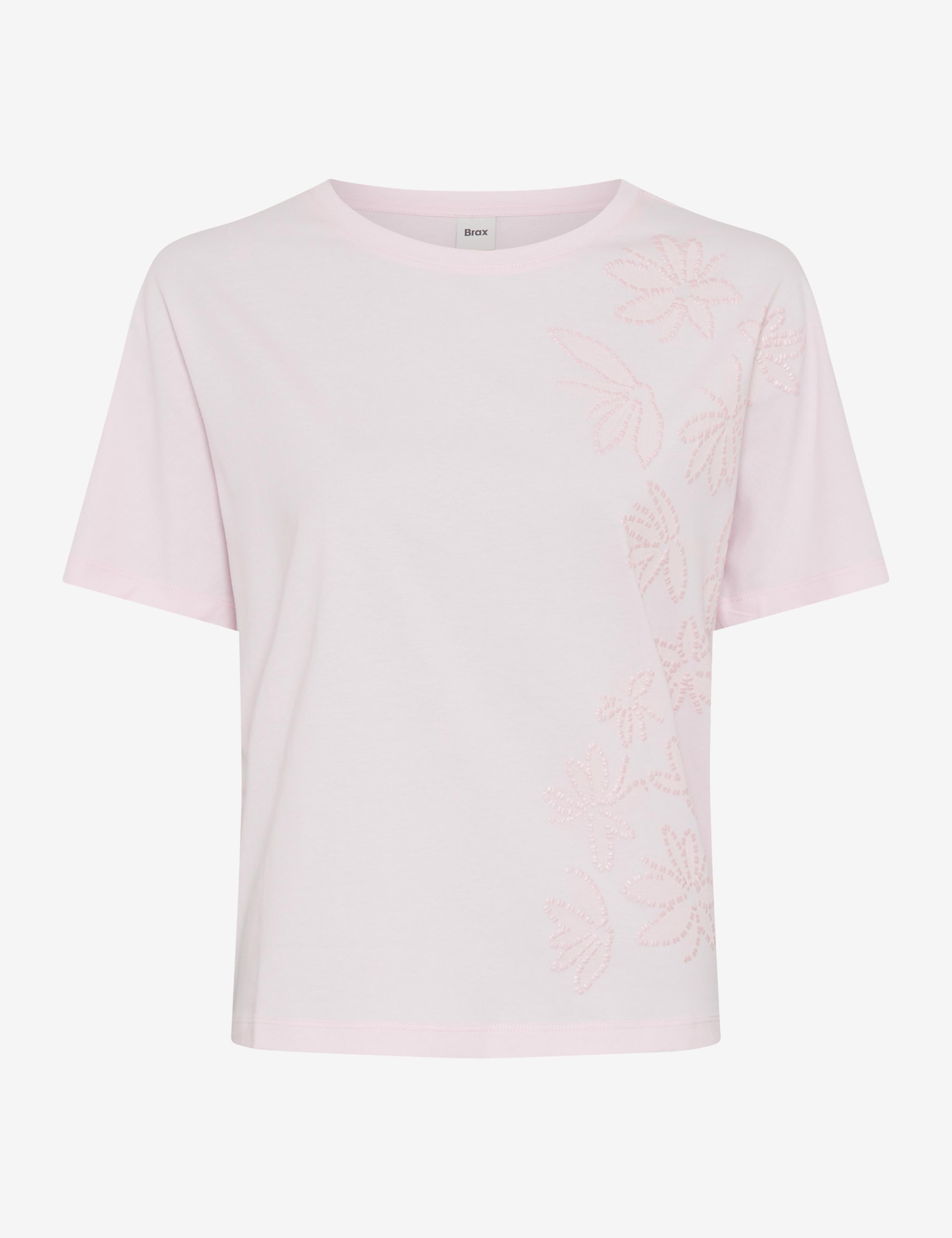 BRAX CAELEN.S Kurzarm T-Shirt - Blush Petal Pink - 90666200 90-0048-87