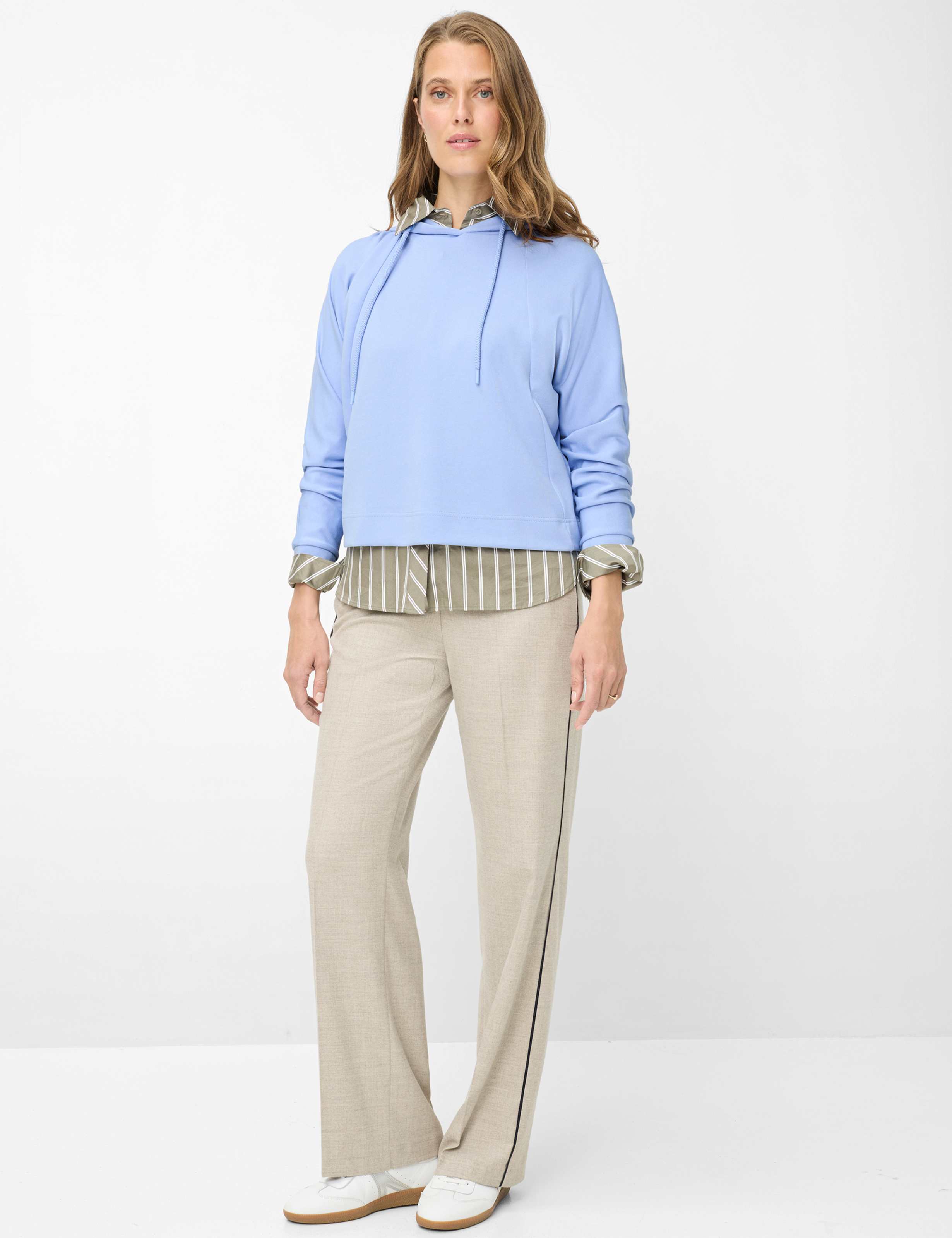BRAX BECA.L Kapuzenpullover - Sky Mist Blue - 90657800 90-0002-88 von BRAX