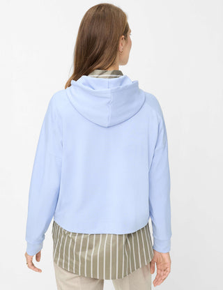 BRAX BECA.L Kapuzenpullover - Sky Mist Blue - 90657800 90-0002-88