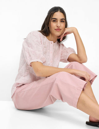 BRAX MAINE S dusty rose 9885120 09-1102-89 - WIDE LEG