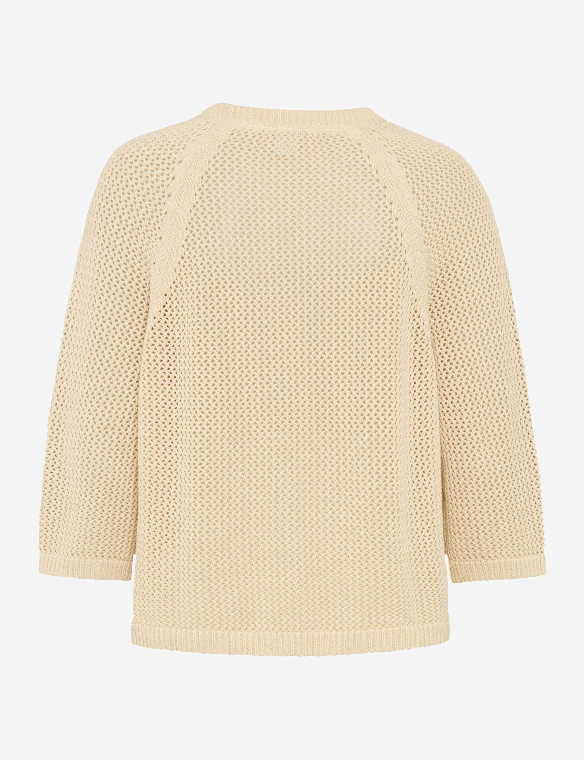 BRAX Nala Strickpullover 3/4 Arm - Sunlit Oat Milk - 90113800 90-6009-94