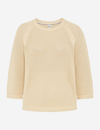 BRAX Nala Strickpullover 3/4 Arm - Sunlit Oat Milk - 90113800 90-6009-94