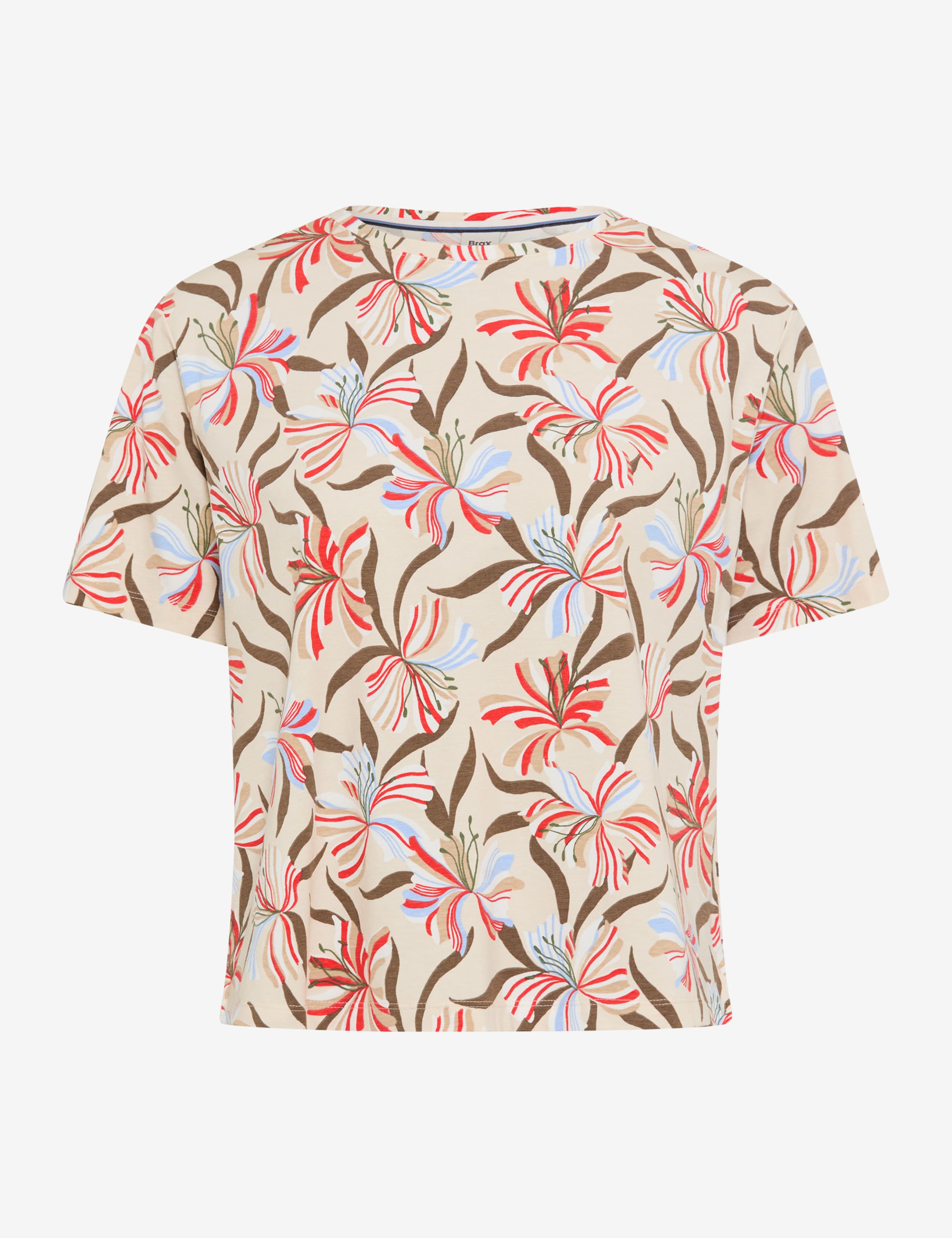 BRAX CARA.S T-Shirt Rundhals soft ecru 90668200 90-0066-95 von BRAX