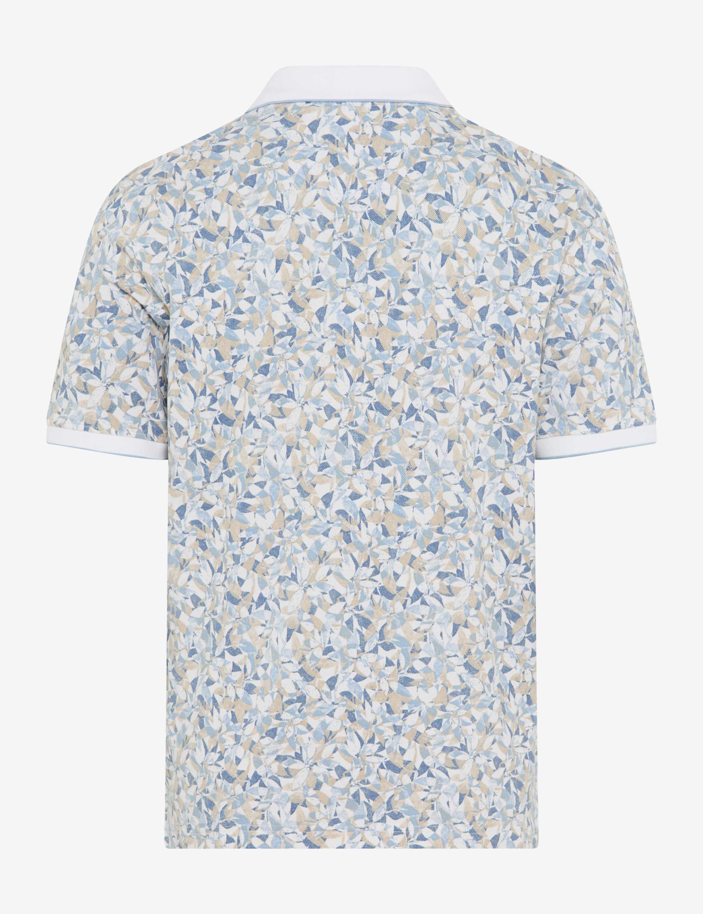 BRAX PETE P Poloshirt - Coastal Mosaic Blue - 70436100 70-0006-99