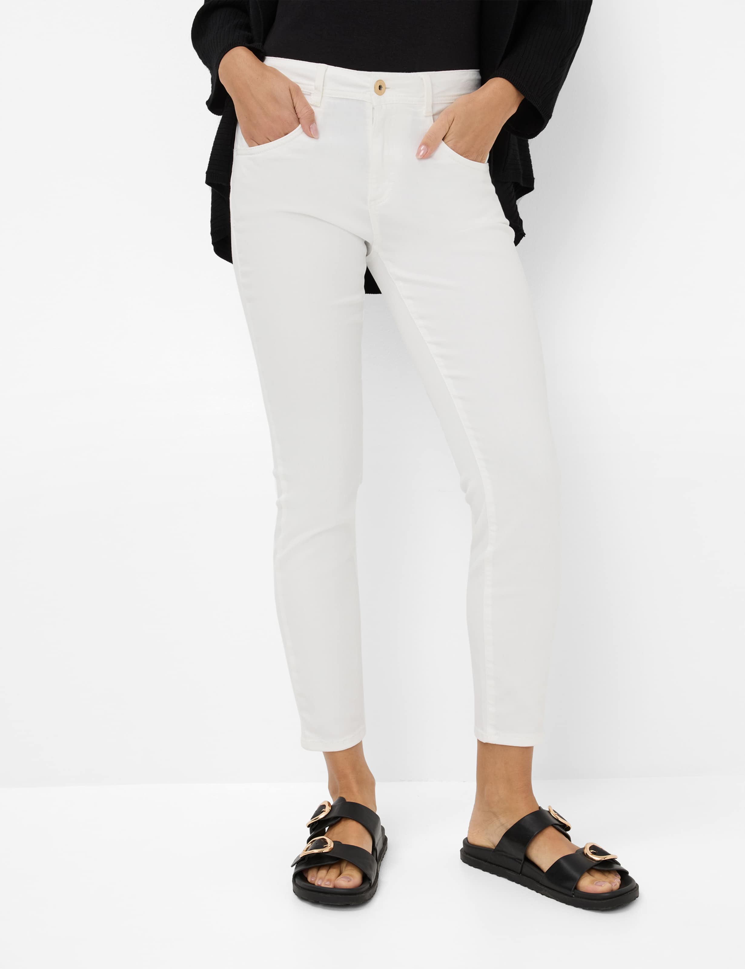 BRAX SHAKIRA S Slim Jeans - Alpine Pearl White - 9933720 71-7928-99