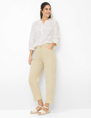 BRAX VELIA 3/4 Bluse - Pearl Garden White - 94151000 94-0030-99