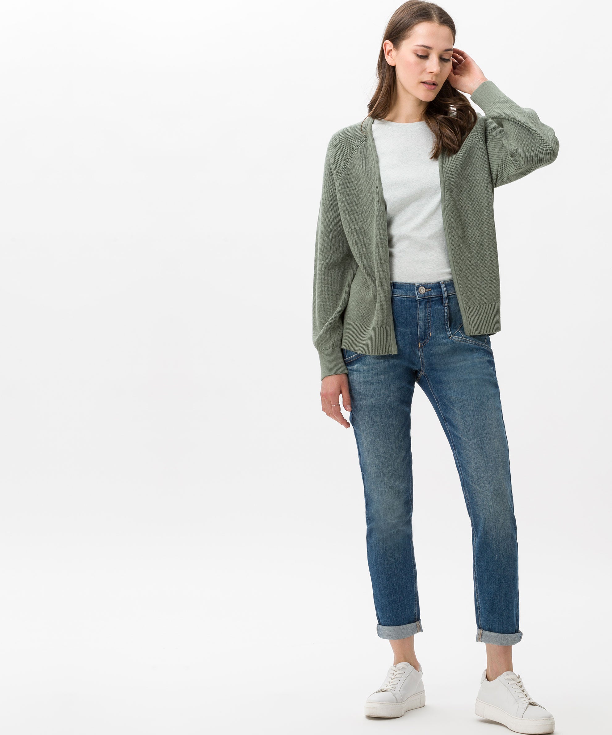 BRAX MERRIT Boyfriend-Jeans - Harbor Mist Blue - 9912520 75-6354.27 von BRAX
