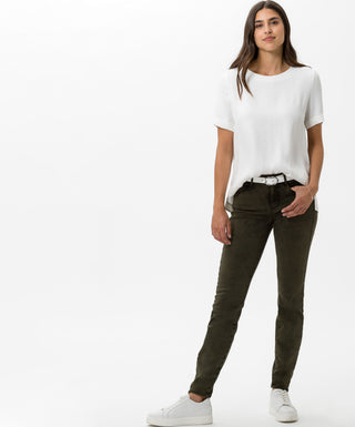 BRAX ANA PUSH UP - Deep Olive Wash - 9970620 75-6634.32
