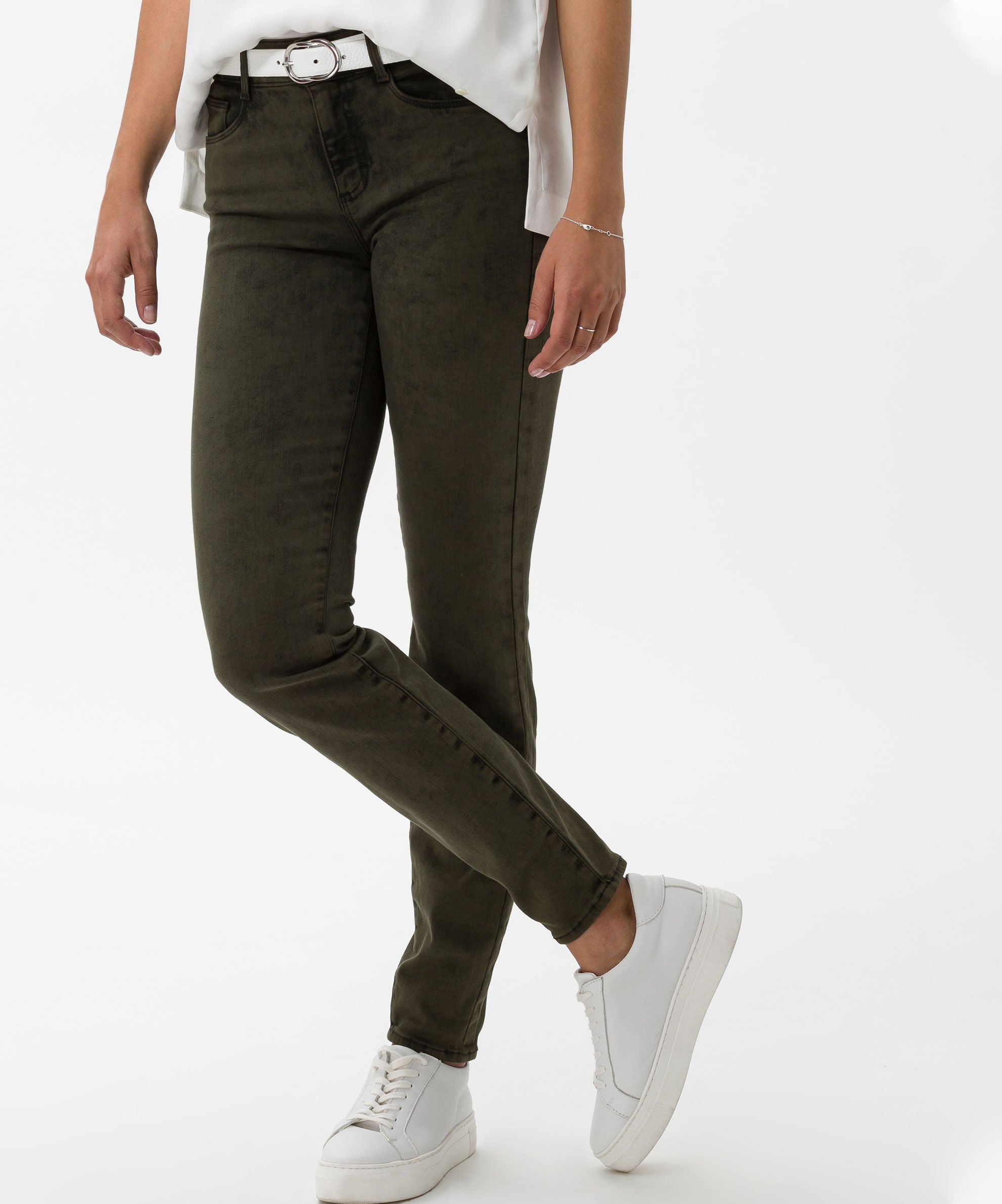 BRAX ANA PUSH UP - Deep Olive Wash - 9970620 75-6634.32 von BRAX