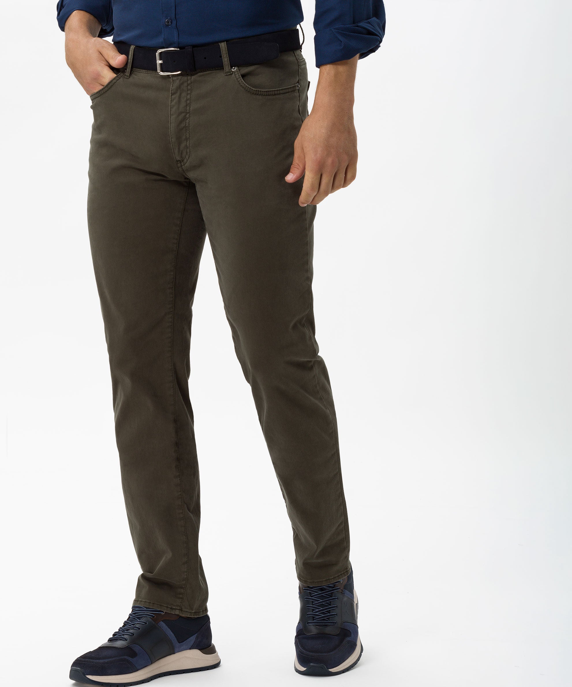 BRAX CADIZ Five Pocket - Olive Drift Green - 7864120 85-3504.32 von BRAX