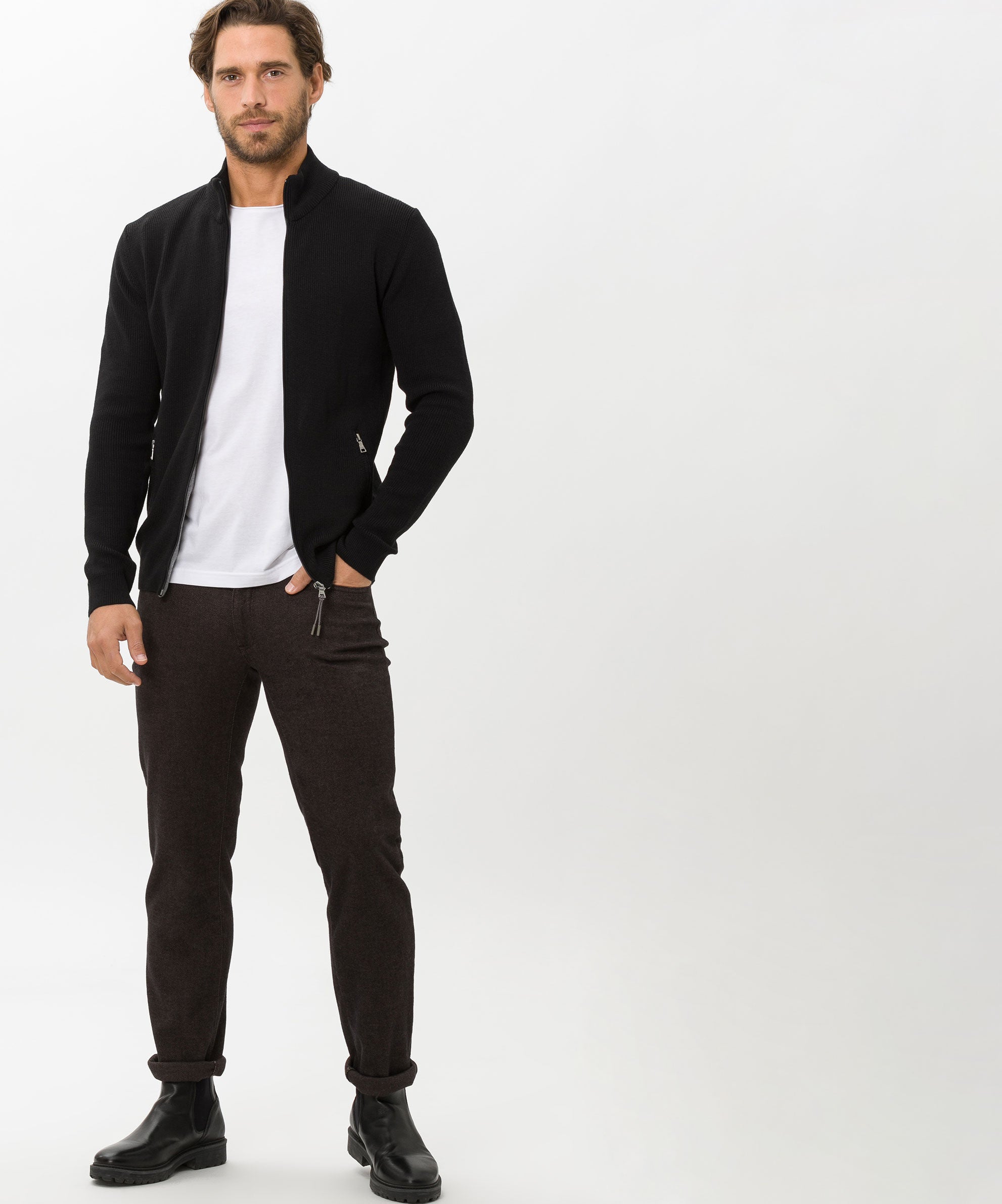 BRAX CADIZ C Fünf Taschen Hose - Espresso Umber - 85-1824.52 von BRAX