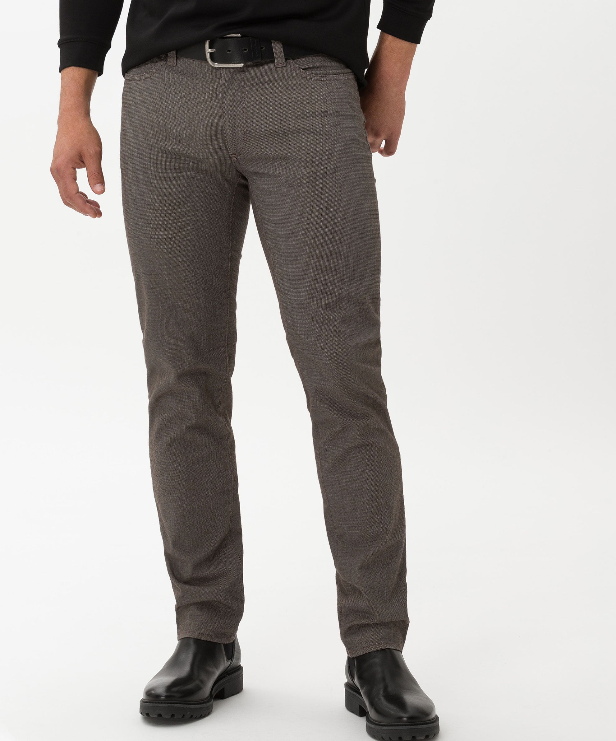 BRAX CADIZ SQ Straight-Hose - Walnut Haze Brown - 7864520 85-3204.56 von BRAX