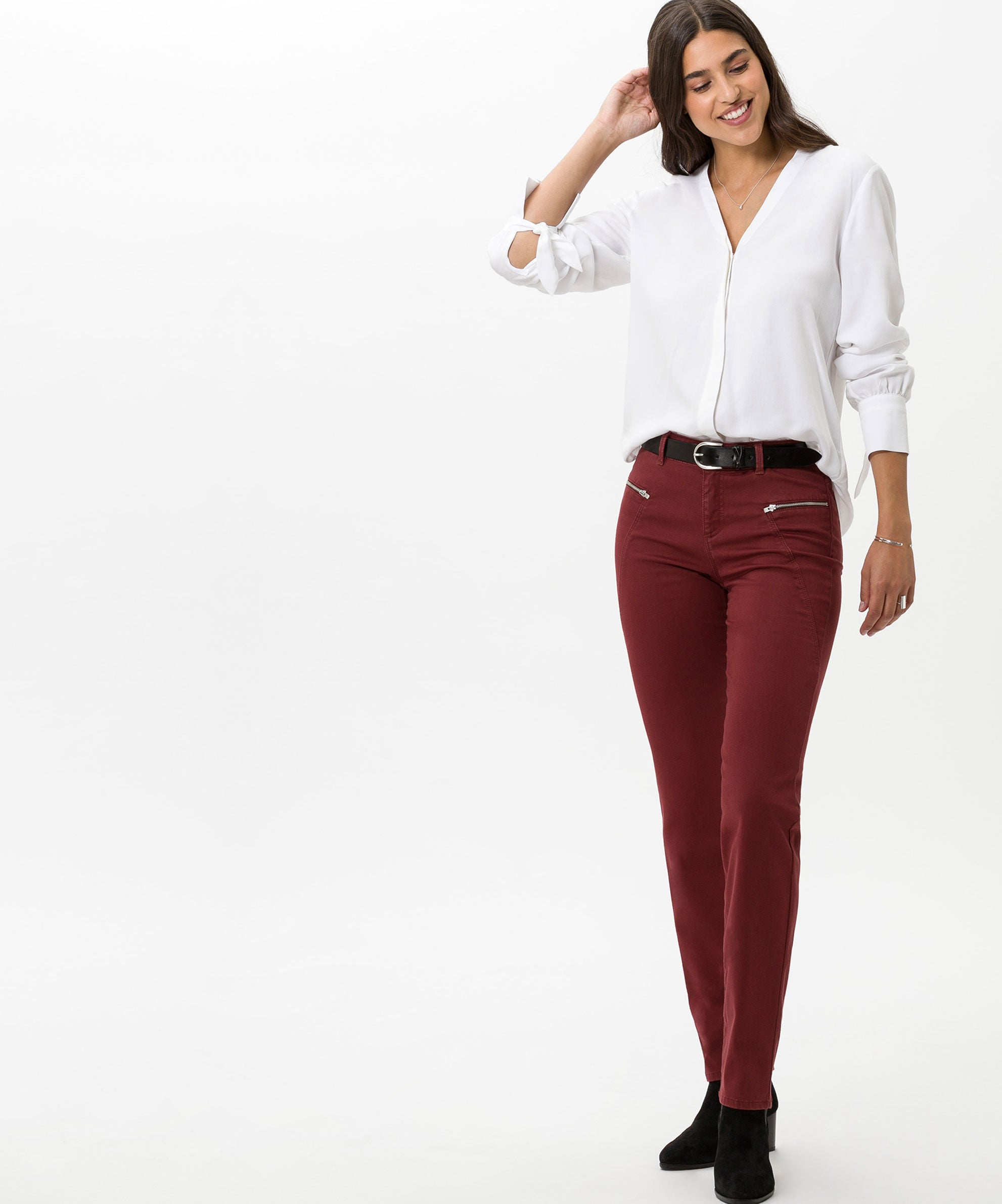 BRAX SHAKIRA Five Pocket - Burgundy Ember - 9872020 75-1707.83 von BRAX