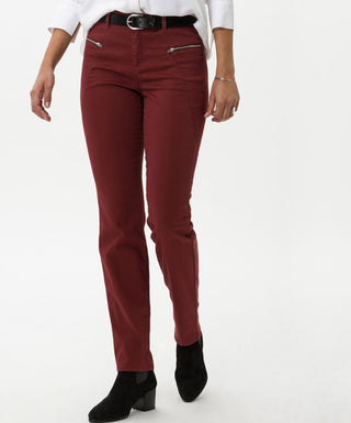 BRAX SHAKIRA Five Pocket - Burgundy Ember - 9872020 75-1707.83