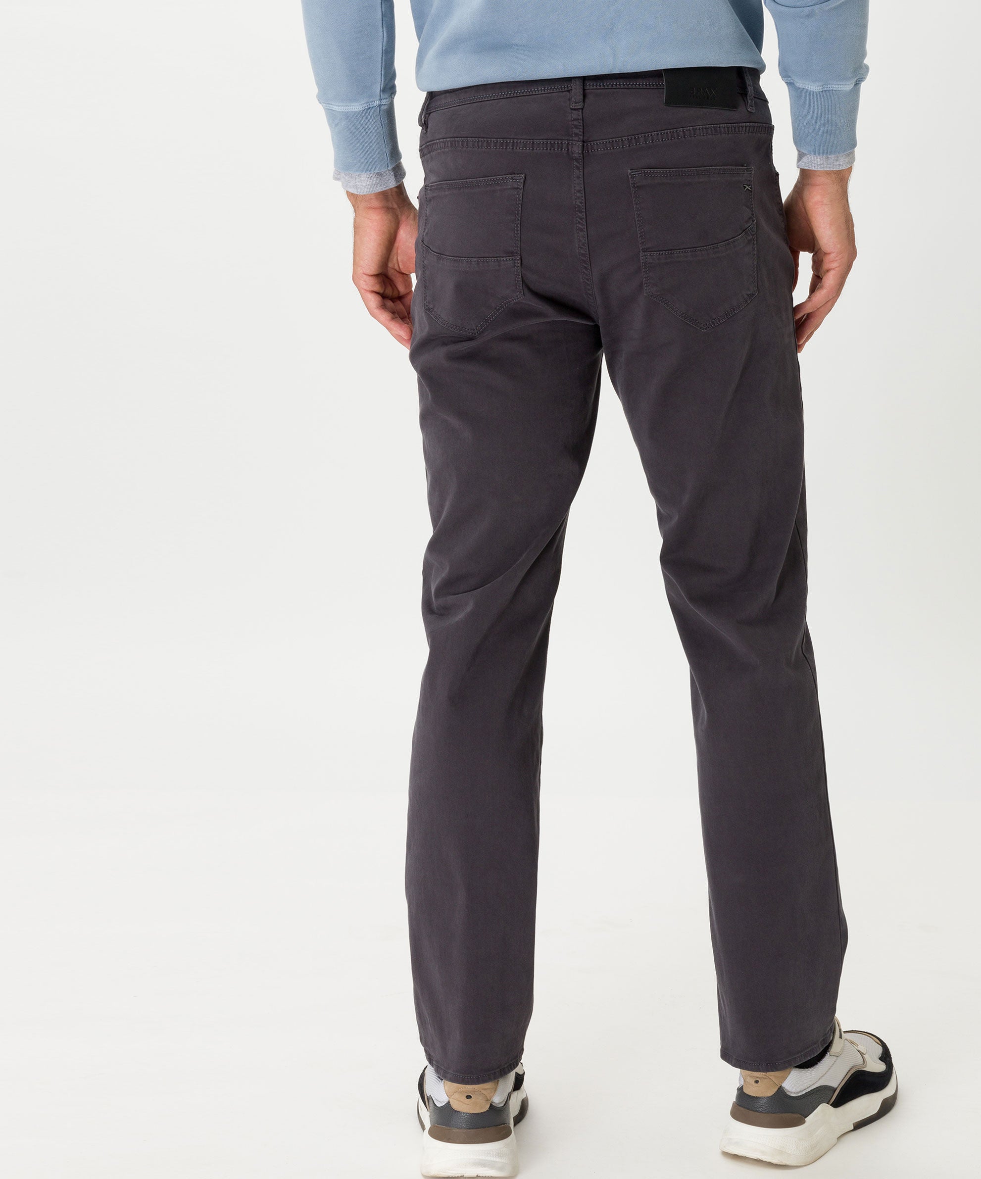 BRAX CADIZ Stoffhose - Midnight Plum Grey - 7864120 81-3507-05 von BRAX