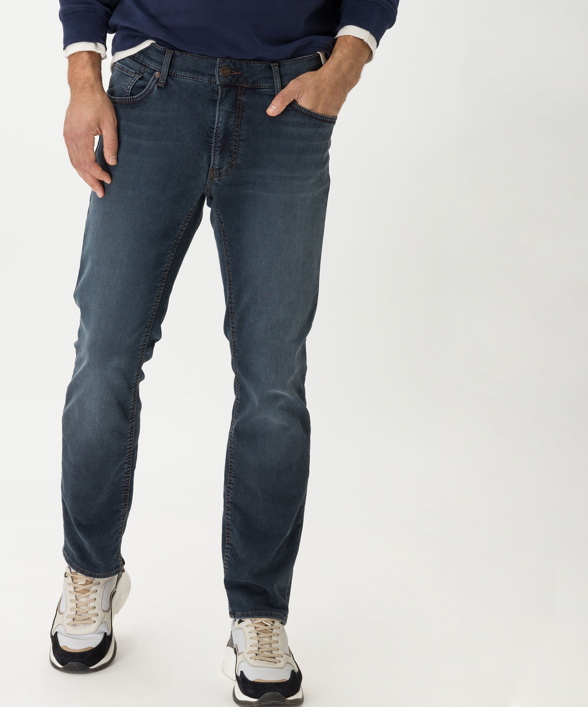 BRAX Chuck Five Pocket - Midnight Slate Blue - 07953020 81-6327.23 von BRAX