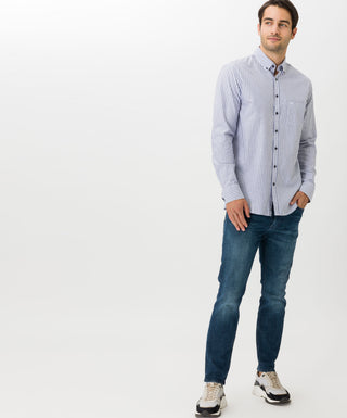 BRAX Chris Vintage Straight Jeans - Deep Indigo Washed - 07960820 81-6607.24