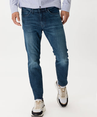 BRAX Chris Vintage Straight Jeans - Deep Indigo Washed - 07960820 81-6607.24