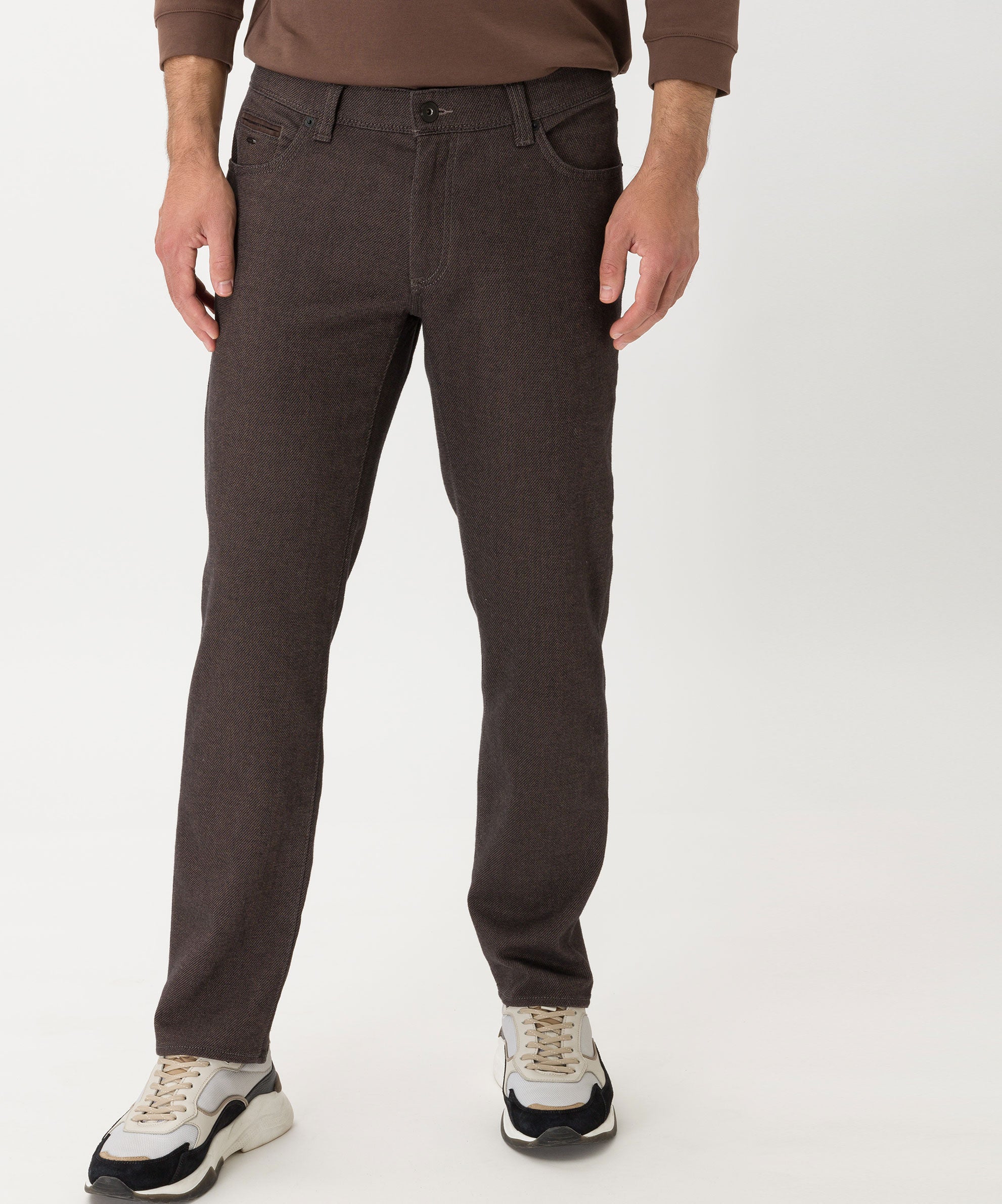 BRAX CADIZ C Straight - Espresso Twill Brown - 07863120 81-3857.52 von BRAX
