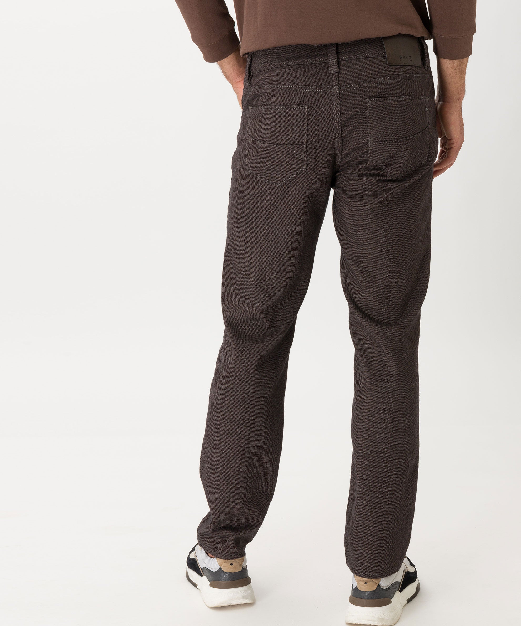 BRAX CADIZ C Straight - Espresso Twill Brown - 07863120 81-3857.52 von BRAX