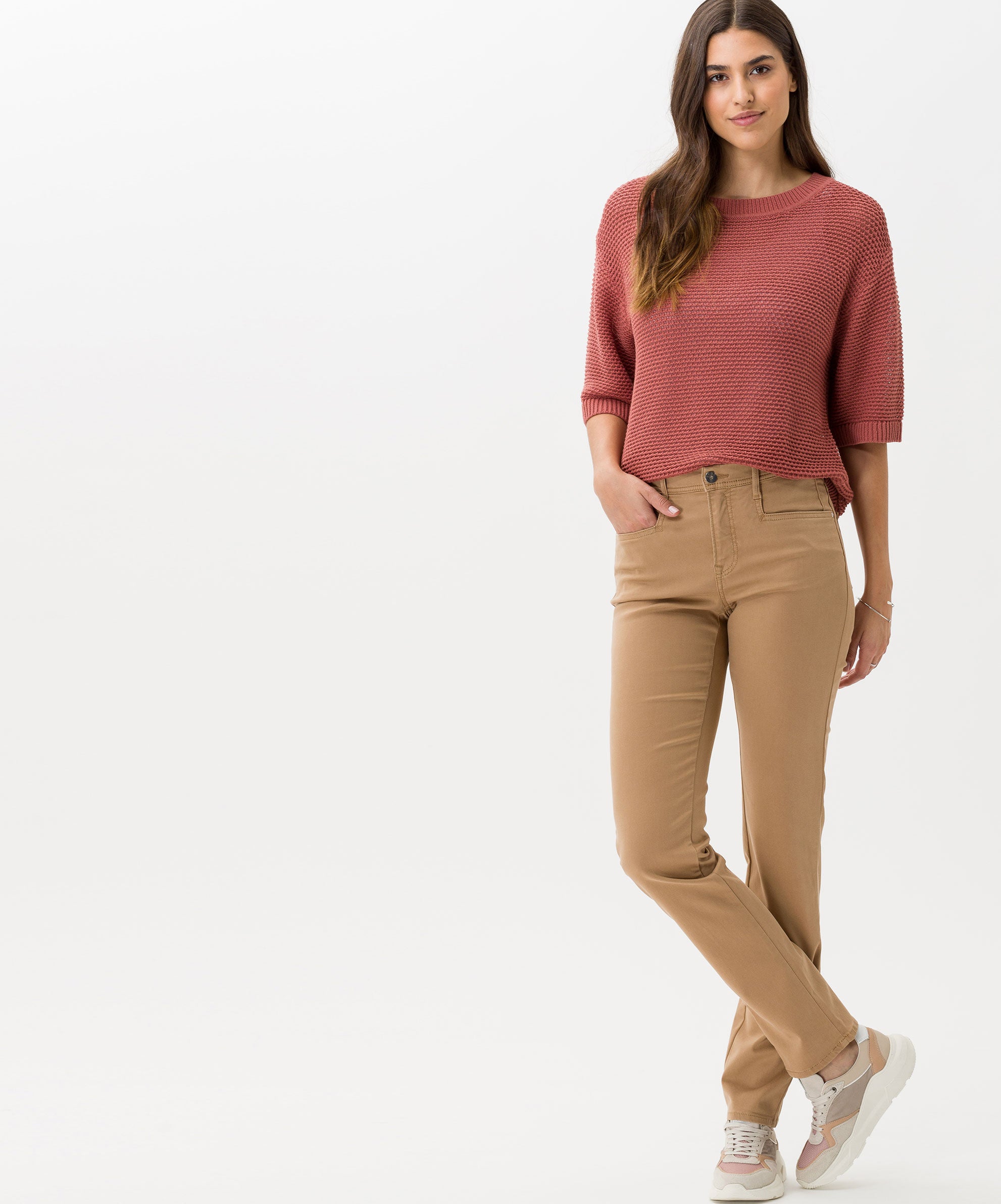 BRAX MARY Slim-Fit Jeanshose - Honey Sandstone - 09884520 71-1707.55 von BRAX