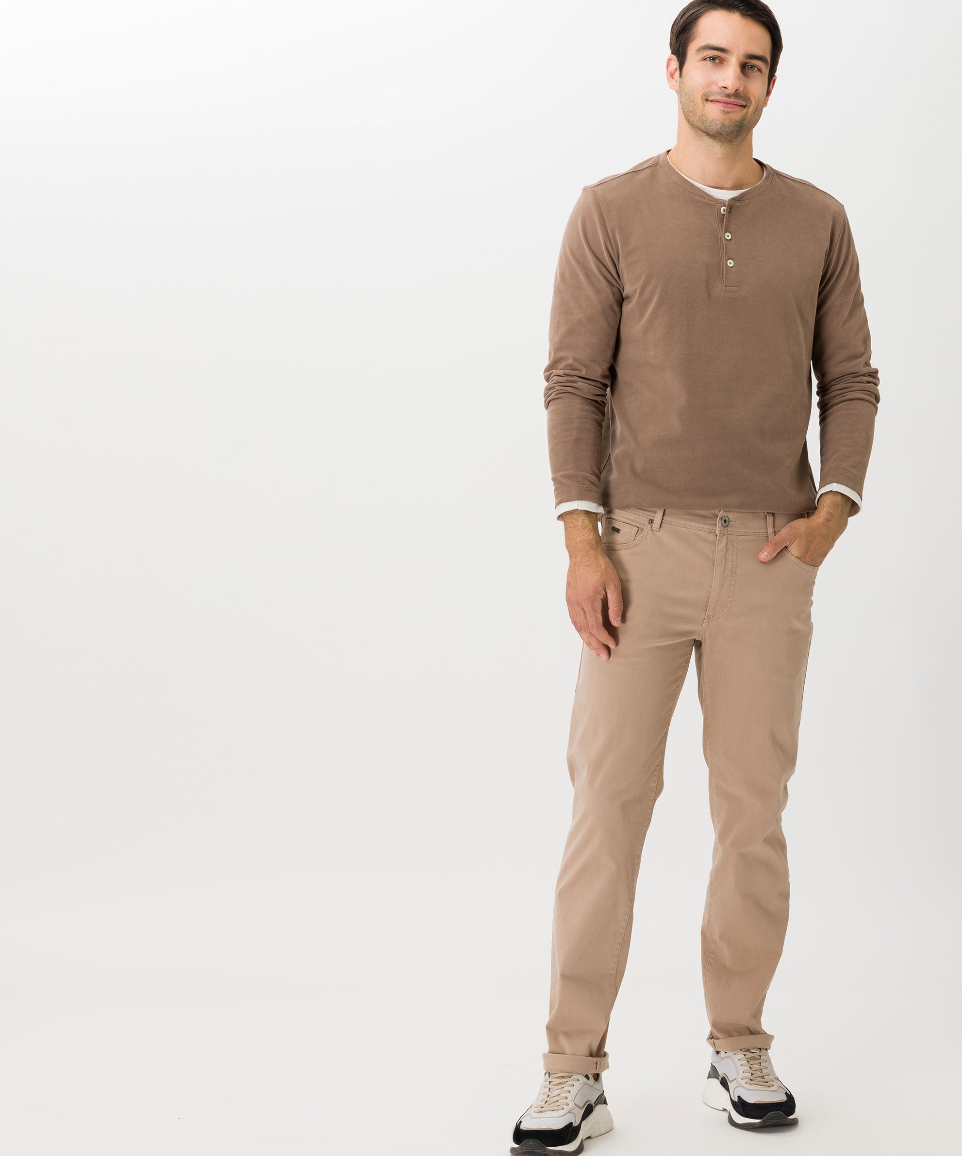 BRAX CADIZ Five Pocket - Sandelwood Beige - 07864120 81-3507.56 von BRAX