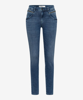 BRAX Shakira Used Regular Blue - Riverstone Wash Denim - 9928220 71-6507-26
