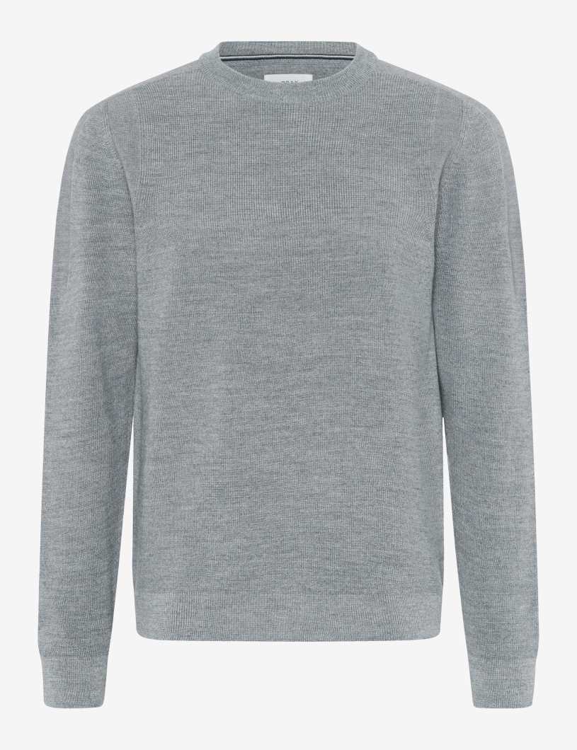 BRAX ROY Pullover/Longsleeve - Misty Harbor Grey - 70121900 212007-04