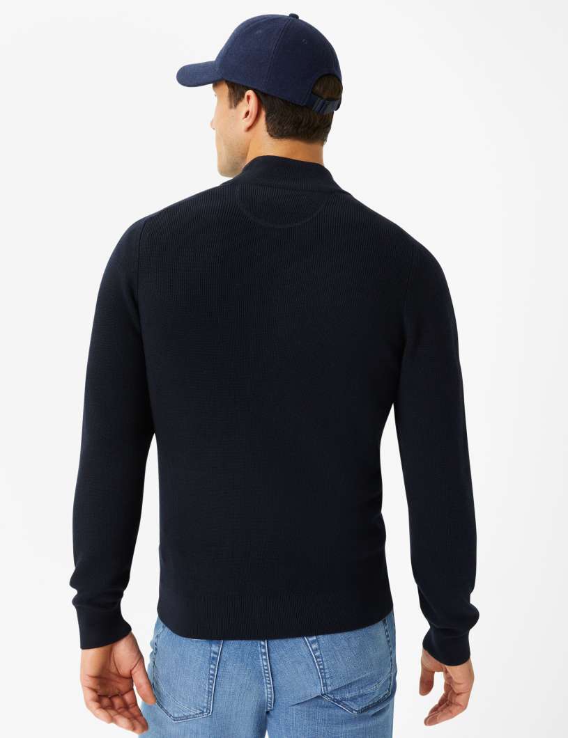 BRAX JOHN Strickjacke - Midnight Indigo - 70121400 212007-22 von BRAX