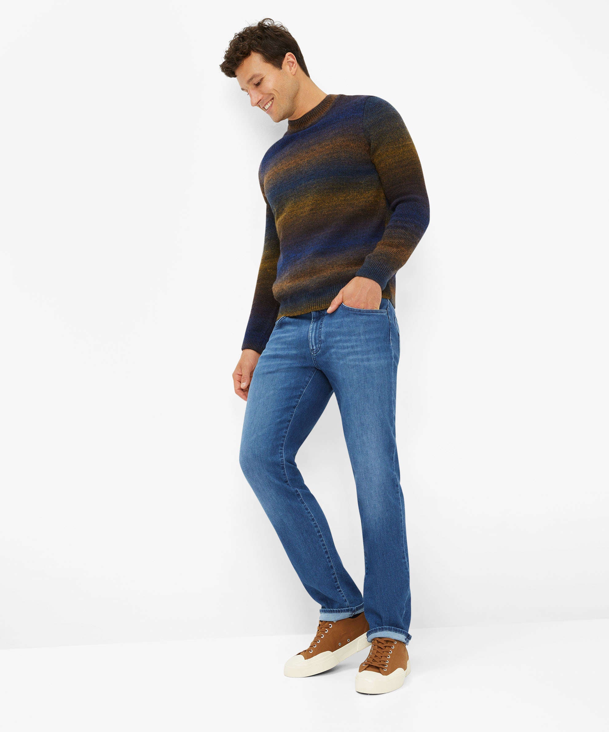 BRAX CADIZ Jeans - Ocean Mist Blue - 7960720 85-6058-25 von BRAX