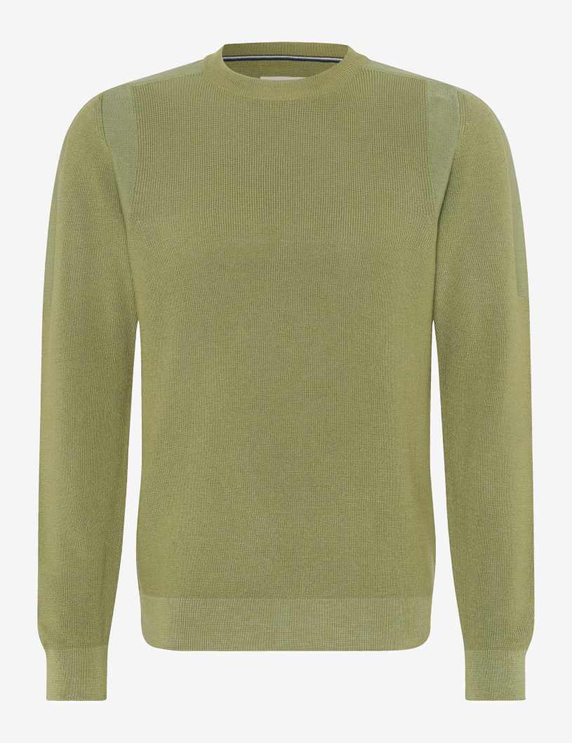 BRAX ROY Pullover/Longsleeve - Mossy Meadow Green - 70121900 212007-38