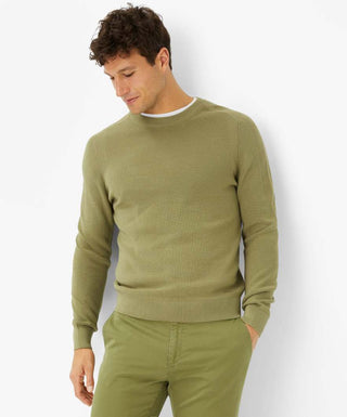 BRAX ROY Pullover/Longsleeve - Mossy Meadow Green - 70121900 212007-38