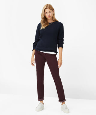 BRAX CAROLA - Berry Plum Pants - 9928720 71-1707-83