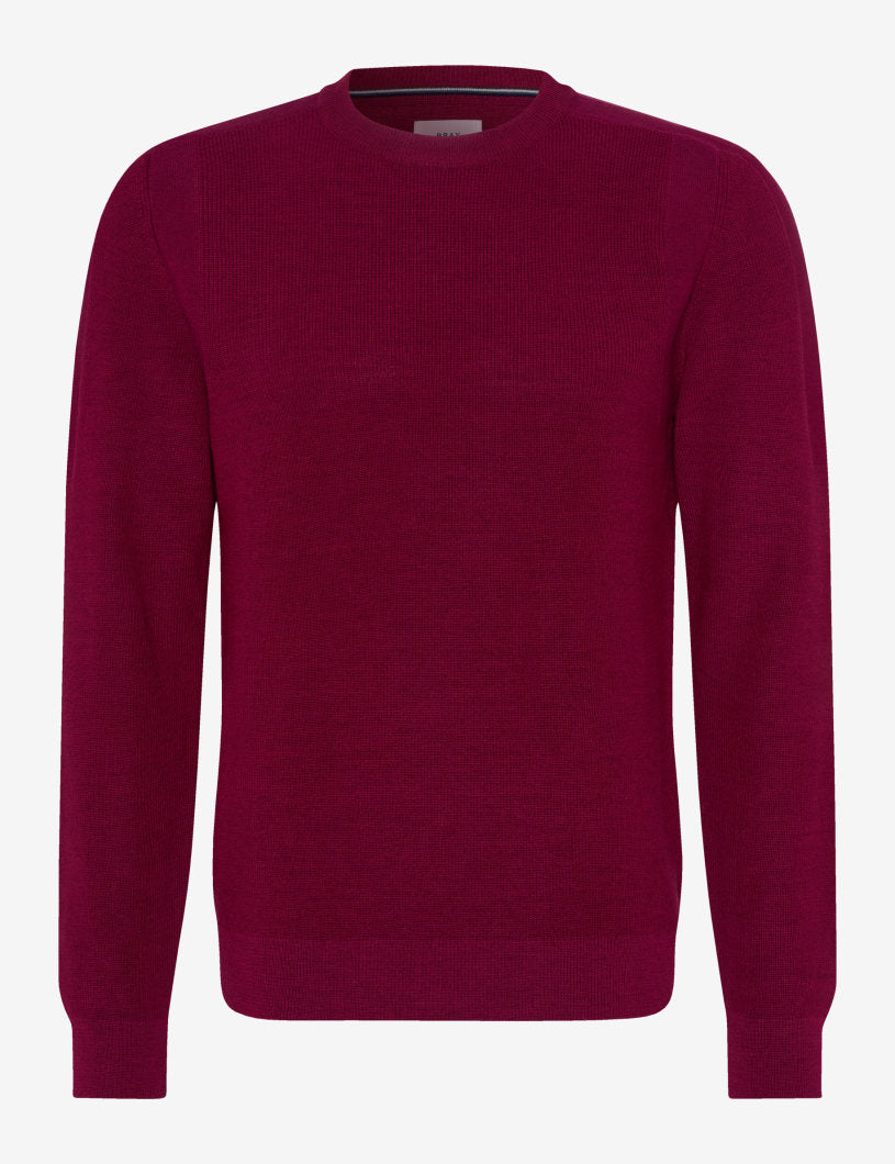 BRAX ROY Pullover/Longsleeve - Burgundy Ember - 70121900 212007-88
