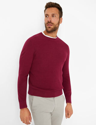 BRAX ROY Pullover/Longsleeve - Burgundy Ember - 70121900 212007-88