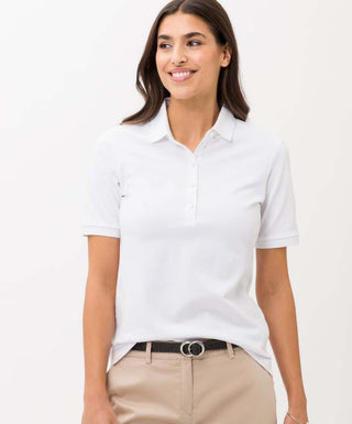BRAX CLEO Poloshirt - Pure Porcelain White - 90677700 323308-99