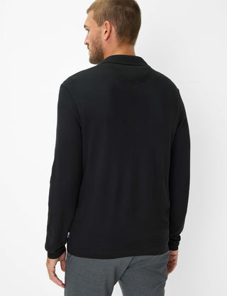 BRAX PAROS Longarm Shirt - Midnight Woven Black - 70434000 21-4307-02