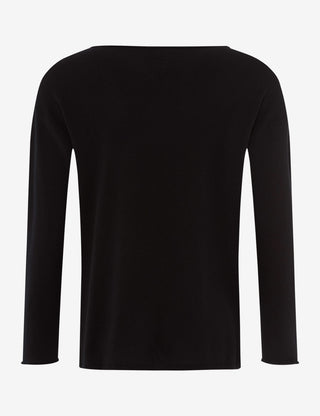 BRAX LIZ Pullover/Longsleeve - Midnight Velvet Black - 90192000 31-2007-02